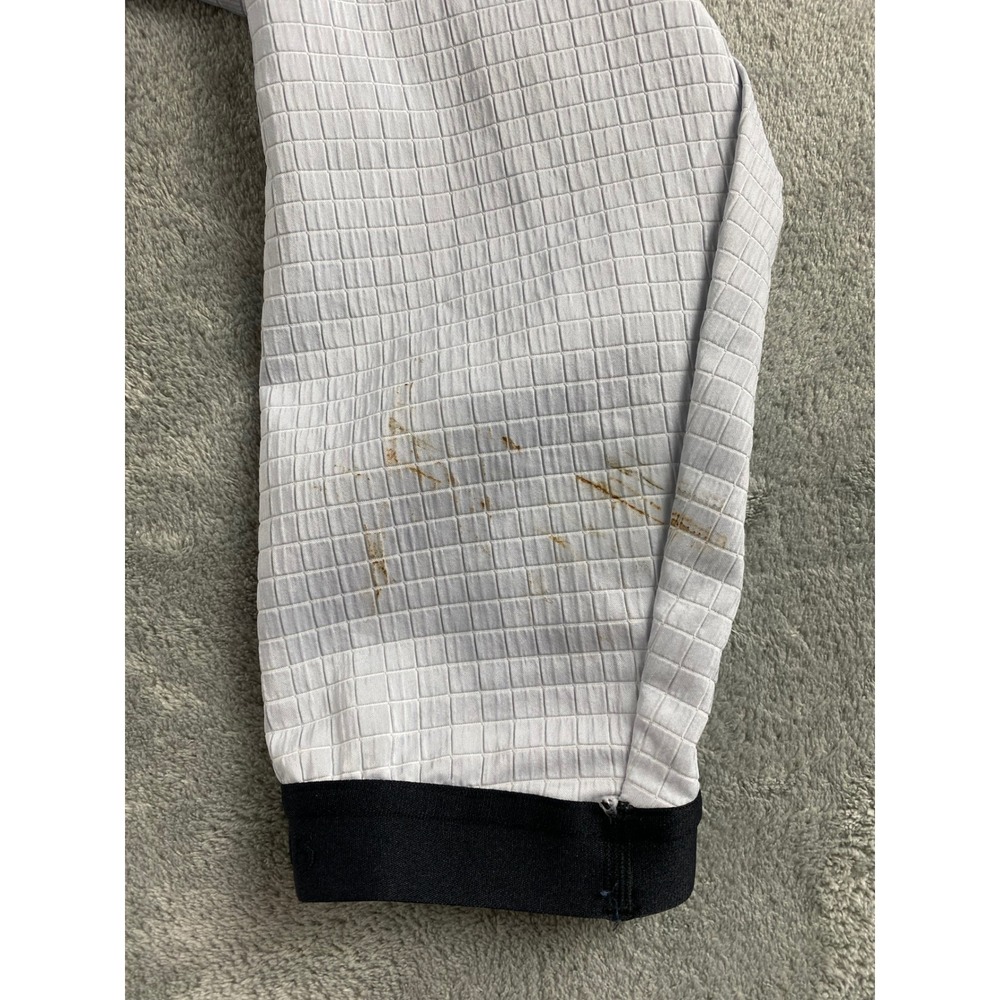 Nike Tech Pack Men XL Bomber Jacket Grey Grid Full Zip Textured Sportswear Coat - Picture 6 of 16